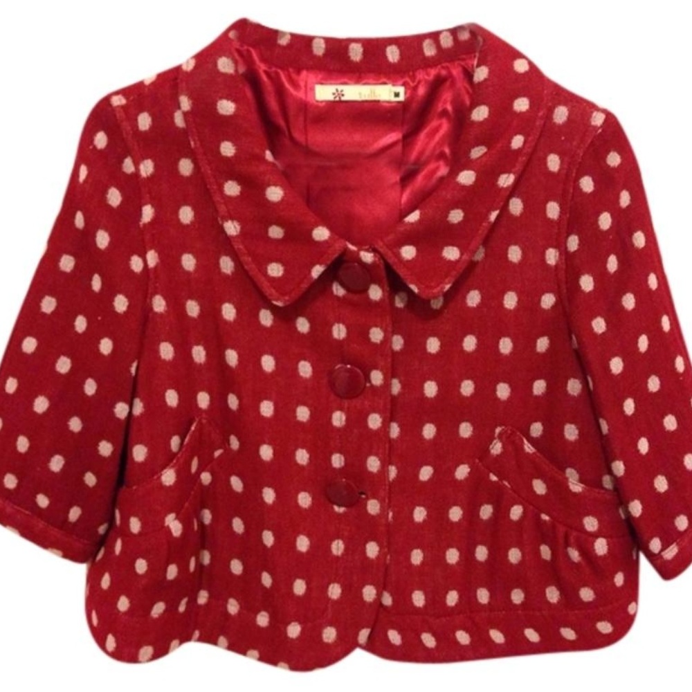 Anthropologie Tulle brand Cropped Jacket